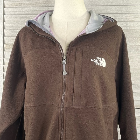 THE NORTH FACE Windwall Fleece Jacket Brown-Large - Picture 2 of 4